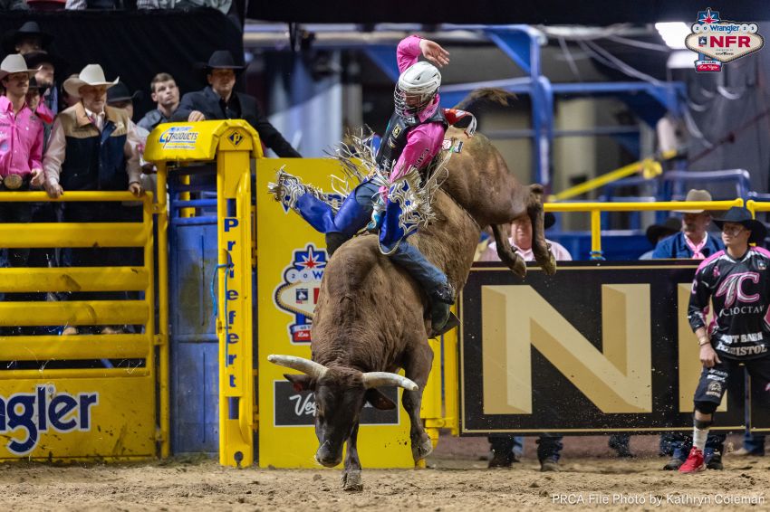Letcher’s Mason Moody scores third-best ride at Round 5 of National Finals Rodeo